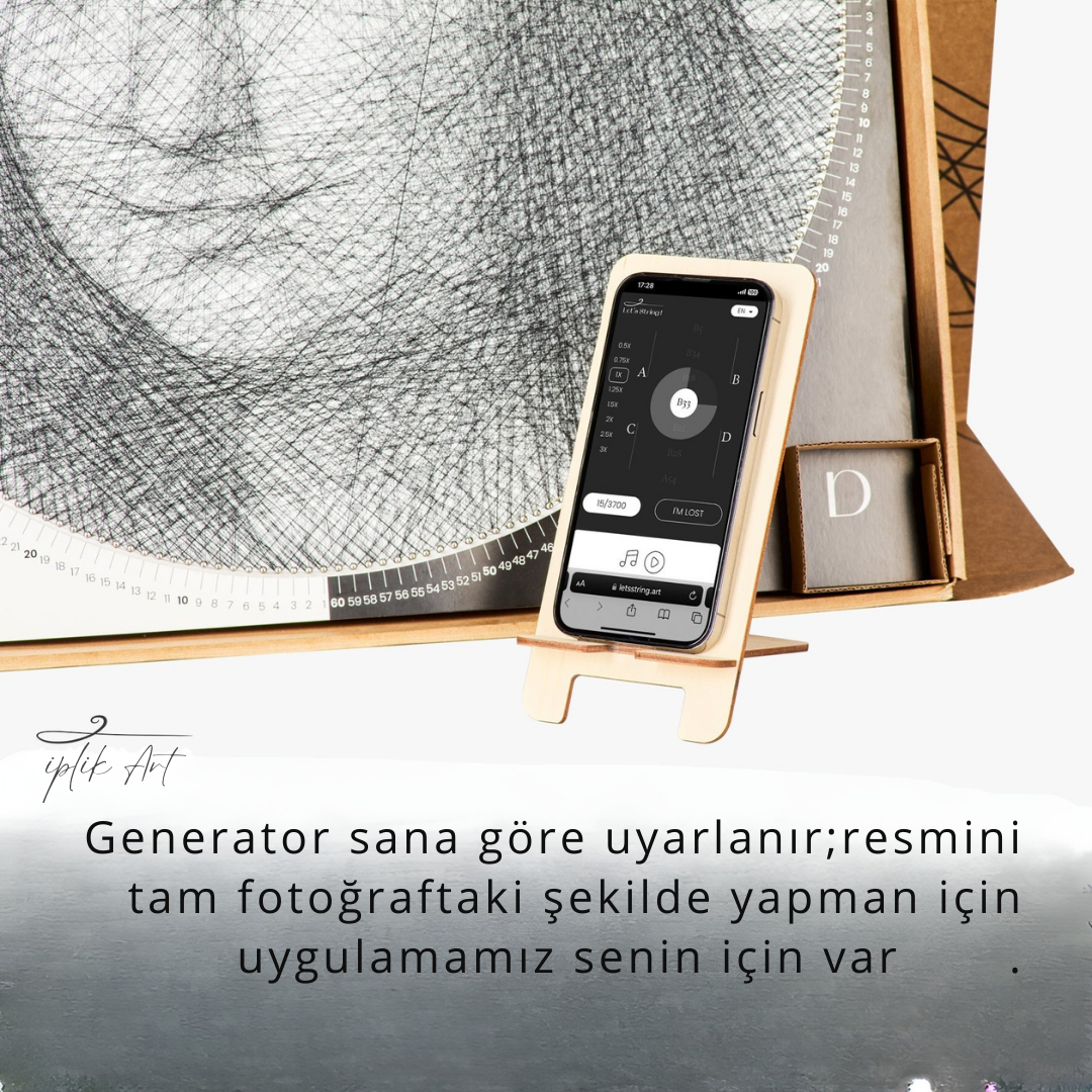 İplik Art Kişiye Özel Filografi Tablo Seti